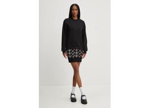 Φόρεμα Desigual COEURS χρώμα: μαύρο, 24WWVF10