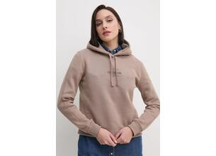 Μπλούζα Calvin Klein Jeans χρώμα: μαύρο, με κουκούλα, J20J223536