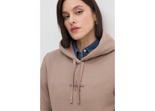 Μπλούζα Calvin Klein Jeans χρώμα: μαύρο, με κουκούλα, J20J223536
