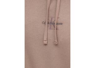 Μπλούζα Calvin Klein Jeans χρώμα: μαύρο, με κουκούλα, J20J223536