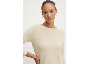 Βαμβακερό πουλόβερ Weekend Max Mara χρώμα: μπεζ, 2425366121600
