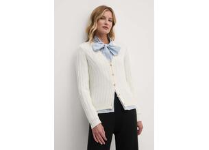 Πλεκτή ζακέτα Pepe Jeans IZABEL CARDIGAN χρώμα: μπεζ, PL702225