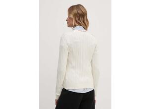 Πλεκτή ζακέτα Pepe Jeans IZABEL CARDIGAN χρώμα: μπεζ, PL702225