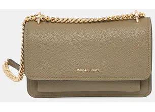 Δερμάτινη τσάντα MICHAEL Michael Kors χρώμα: μαύρο, 30T4GC7L3T