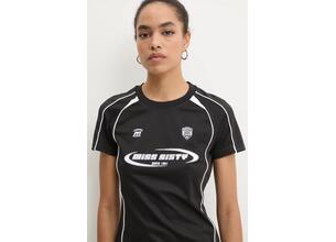 Μπλουζάκι Miss Sixty χρώμα: μαύρο, 6L3SJ0350000