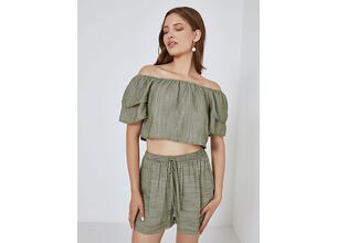 Crop top με ακάλυπτους ώμους SM4011.4001+6