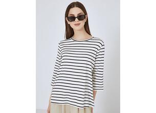Μπλούζα ριγέ με τρία τέταρτα μανίκι SN7616.4392+6