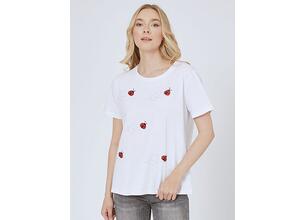 T-shirt με strass πασχαλίτσες SN7616.4867+1