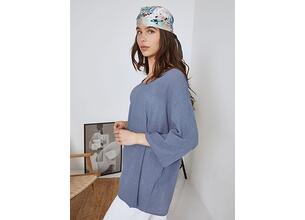 Μπλούζα βαμβακερή oversized SN7639.4161+4
