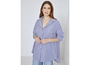 Πουκαμίσα ριγέ ασύμμετρη SN7743.3660+1
