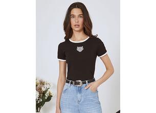 T-shirt crop με τίγρη SN7895.4287+2