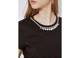 T-shirt με πέρλες SN7958.4503+2