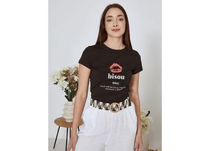 T-shirt με χείλη SN7958.4806+2