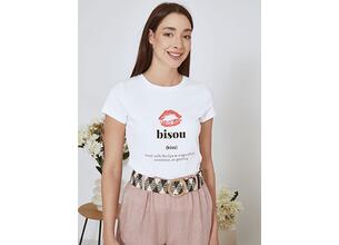 T-shirt με χείλη SN7958.4806+1
