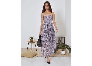 Φόρεμα μάξι strapless floral SN874.8915+2