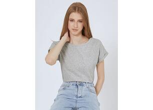 T-shirt με γυριστό μανίκι SN9423.4575+1