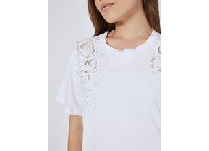 T-shirt με strass κέντημα SN9844.4617+2