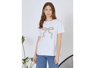 T-shirt με φιόγκο SN9844.4670+1