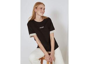 T-shirt με κέντημα στο μανίκι SN9844.4955+5
