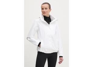 Αδιάβροχο μπουφάν Helly Hansen Aden γυναικείο, χρώμα: άσπρο, 62650