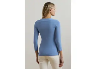 Μακρυμάνικο Lauren Ralph Lauren χρώμα: μπλε, 200824366