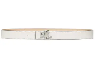 Αναστρέψιμη δερμάτινη ζώνη Lauren Ralph Lauren χρώμα: μπεζ, 412908984
