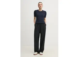 Βαμβακερό πουλόβερ Tommy Hilfiger χρώμα: ναυτικό μπλε, WW0WW38744