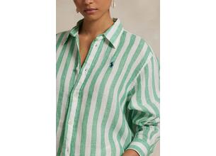 Πουκάμισο από λινό Polo Ralph Lauren χρώμα: μπλε, 211935130