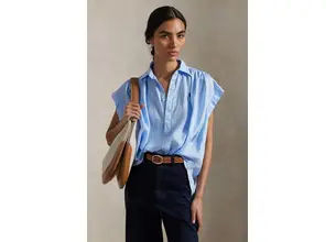 Λευκή μπλούζα Polo Ralph Lauren χρώμα: άσπρο, 211935131