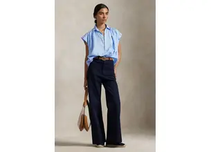 Λευκή μπλούζα Polo Ralph Lauren χρώμα: άσπρο, 211935131