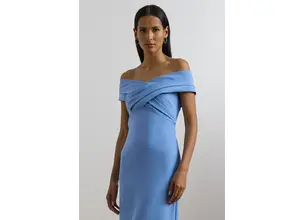 Φόρεμα Lauren Ralph Lauren χρώμα: μπλε, 253936391