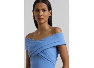 Φόρεμα Lauren Ralph Lauren χρώμα: μπλε, 253936391