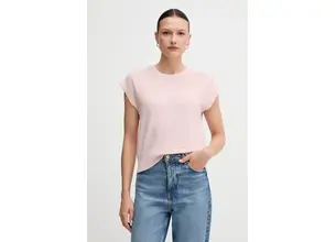 Γιλέκο με λινό μείγμα United Colors of Benetton χρώμα: πράσινο