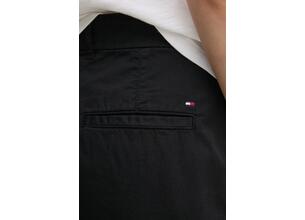 Σορτς Tommy Hilfiger χρώμα: μαύρο, γυναικείο, high waist WW0WW42457