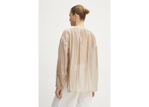 Μπλουζάκι Ermanno Scervino χρώμα: μπεζ, 56TK021ES3
