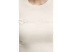 Μακρυμάνικο Guess Originals χρώμα: μπεζ, W5RP40 KA0H1
