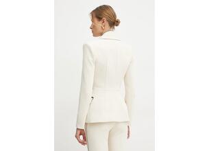 Σακάκι Elisabetta Franchi χρώμα: μπεζ, GI12951E2