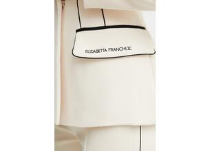 Σακάκι Elisabetta Franchi χρώμα: μπεζ, GI12951E2