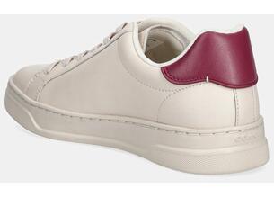Δερμάτινα αθλητικά παπούτσια Coach High Line χρώμα: μπεζ, CW971