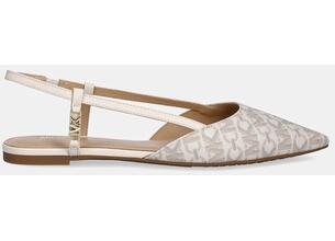 Μπαλαρίνες MICHAEL Michael Kors Veronica χρώμα: μπεζ, 40H3VRFP1B.150