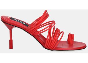 Γόβες MSGM χρώμα: κόκκινο, 3842MDS562 987