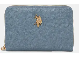 Πορτοφόλι U.S. Polo Assn. Jones χρώμα: μπλε, WEUJE8659WVP