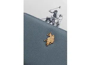 Πορτοφόλι U.S. Polo Assn. Jones χρώμα: μπλε, WEUJE8659WVP
