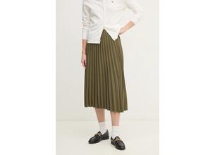 Φούστα Tommy Hilfiger χρώμα: πράσινο, WW0WW43886