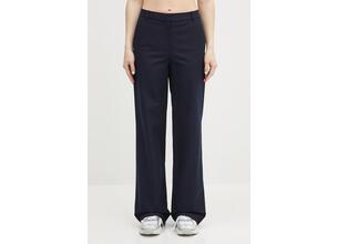 Βαμβακερό παντελόνι A.P.C. pantalon margaret χρώμα: ναυτικό μπλε, COHFU.F08476