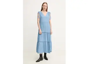 Φόρεμα Pepe Jeans EFFIE χρώμα: μπλε, PL953664