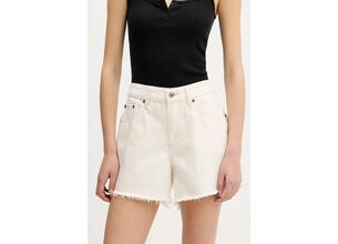 Τζιν σορτς Abercrombie & Fitch χρώμα: μπεζ, KI149-5205