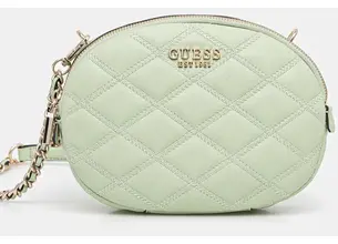 Τσάντα Guess TAMSIN χρώμα: τιρκουάζ, HWQG96 32120