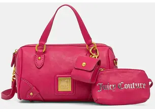 Τσάντα Juicy Couture POPPY χρώμα: ροζ, BEJYF8789WVP