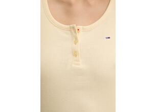 Top Tommy Jeans χρώμα: κίτρινο, DW0DW19492